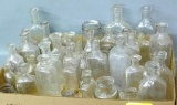 Antique bottles ranging from 2