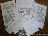 Feed sacks for decoration or projects, more. Approx. 33