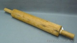 Antique one piece hardwood rolling pin measures approx. 20