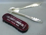 Price County Lumber Co. of Park Falls, Wis promotionals including a 25th Anniversary shoe brush