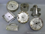 Nice collection of antique biscuit, doughnut and cookie cutters up to 4-1/4