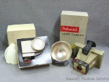 Polaroid Land Camera, Model Big Swinger 3000, plus a Polaroid Wink-Light Model 252 in original box.