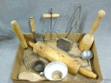 Antique kitchen utensils up to 16-1/2