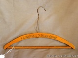 Wooden hanger advertises A.E. Anderson & Co Tailors of Chicago. Measures 16