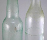 Hamm's of St. Paul and Leinenkugel's of Chippewa Falls beer bottles. Both are in good condition and
