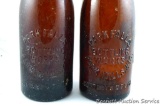 Two 7 ounce beer bottles from Park Falls Bottling, Park Falls, Wis.