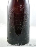 Cast glass beer bottle from Drewey & Sons St. Paul is over 12