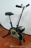 Vintage Pro Style Cycle exercise bike is a space saving model. Has a timer, speedometer and tension