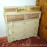 Antique dresser project wants you to take it home and complete it. I'm not sure, but I think this is