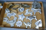 Vintage animal and outdoor themed cookie cutters up to 4-3/4