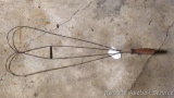 Antique rug beater is approx. 31