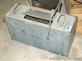 We think this is a homemade bait or fish box. 22