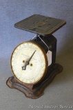 Columbia 24 lb Family Scale by Landers, Frary & Clark patented 1907. Stands approx. 9