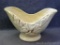 Red Wing magnolia pattern flower dish is 10-1/4