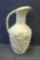 Red Wing magnolia pattern vase or pitcher left handed, right handed match is in lot 204. Stands