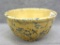 Red Wing paneled spongeware is in very good condition with no chips or cracks noted. Brown finger
