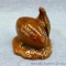 1939 Red Wing Wisconsin Badger on a football measures approximately 3