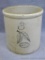 3 gallon stoneware crock with birch leaves by Union Stoneware Co of Red Wing, Minn. Crock is in very