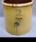 2 gallon salt glazed stoneware crock with cobalt design is in very good condition with no chips or