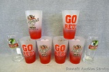 Six Leinenkugel's Red Lager glasses are 5-2/4