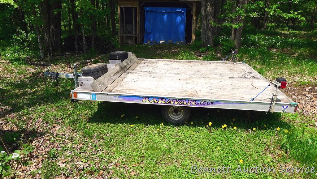 Karavan Trailer Ramp Karavan Aluminum Snowmobile Trailer 2006 / 07 Karavan Double