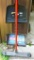 Metal handles push broom, head is 19