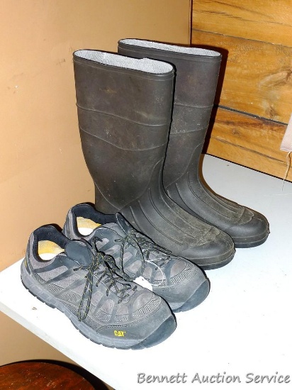 Cat steel toe Ergo work shoes are a men's size 13M, lightly used and in good condition. Northerner