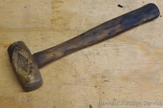 Herbrand 126 brass head hammer 12" long.