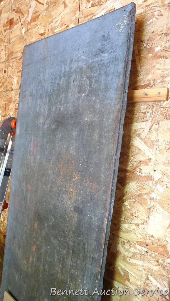 This Piece Of Galvanized Covered Wood Would Make A Great Potting