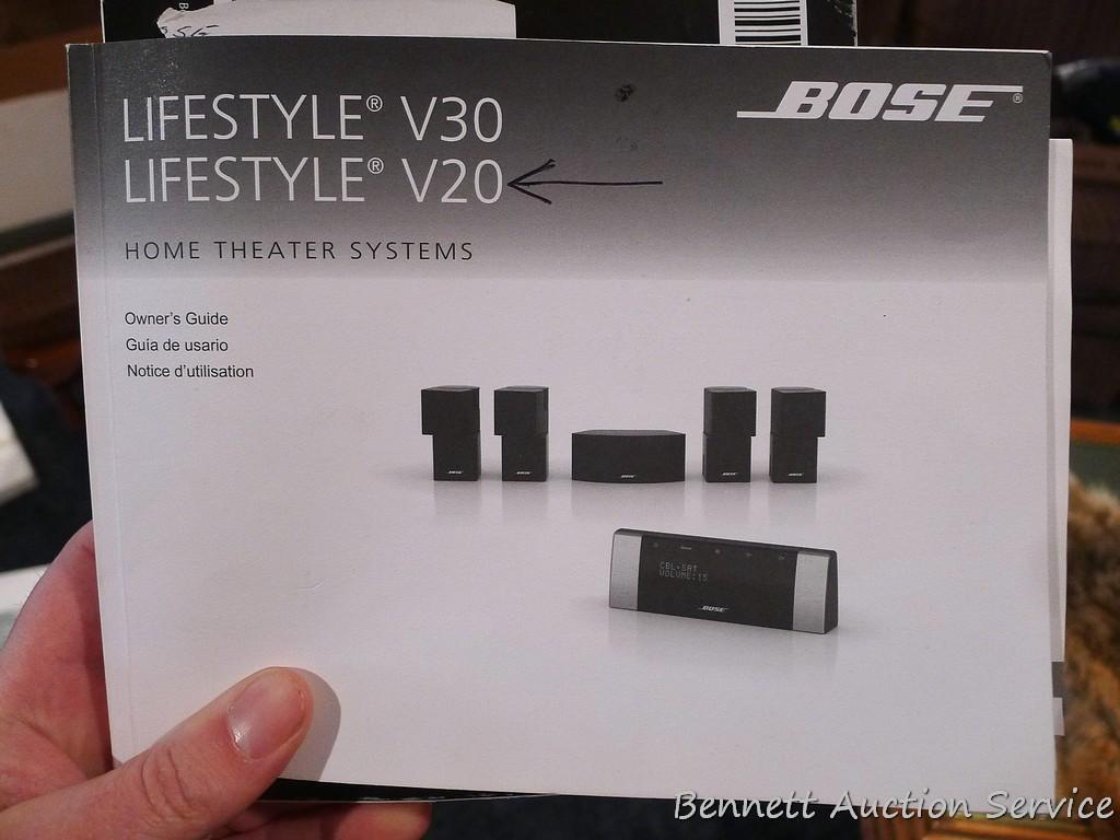 Bose Lifestyle V20 Home Theater System | Proxibid