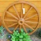 One decorator wagon wheel is 3'8