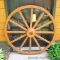 One decorator wagon wheel is 3'8