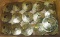 Partial box of coiled roofing nails 1-1/2