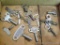 Collection of wind up keys, largest is 2