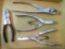 Craftsman snap ring pliers; regular pliers 10