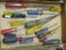 Flat blade and Phillips screw drivers, longest is 13