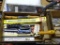 Hand hack saws; Shark multiple angle saw appears NIP and more.