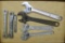 Ten inch crescent wrench; two 8