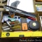 Dual Fast staple gun; wood chisels; levels and more.