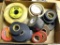 Rolls of electrical tape and more.
