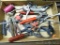 Wire strippers; oil filter wrench; oil can spouts; battery post cleaner and more.