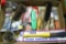 Wire brush; utility knife; cleaning brush; putty knives and more.