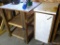 Sturdy wooden workbench is approx. 31