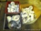 PVC pipe fittings. Various sizes. Includes 90 & 45 degree and more.