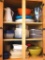 Rubbermaid and Tupperware containers, coffee carafe, pitcher, ice bucket, more.