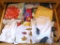 Kitchen towels; hot pads and trivets, flour sack towels; matches (will not ship); more.