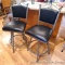Pair of heavy duty kitchen or bar stools are in very good shape.