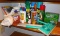 Assortment: mosquito repellent, Swiffer sweeper, disinfectants and microfiber cloths and more.