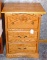 Wolfcraft Three drawer night stand made of oak 22
