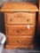 Wolfcraft Three drawer night stand made of oak 22